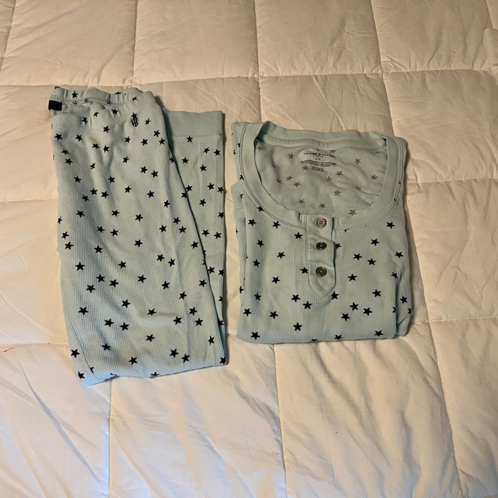 Tommy Hilfiger thermal waffle women’s pajamas size large